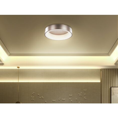LED-Licht mit Integriertem Moderne Ringform Deckenleuchte hellbraun Dawei