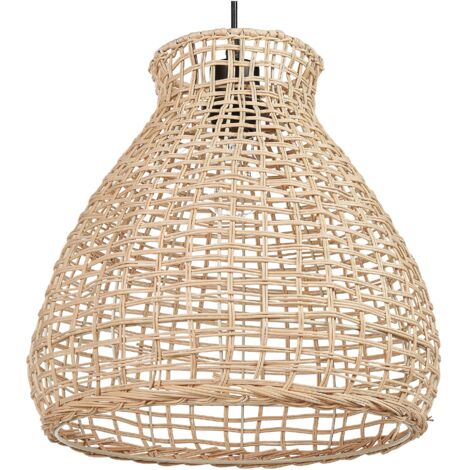 Hängeleuchte SAKENI Rattan Naturfarben (1/5)