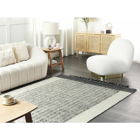Antirutsch Teppichunterlage Teppich, Schwarz-weiße, saugfähige