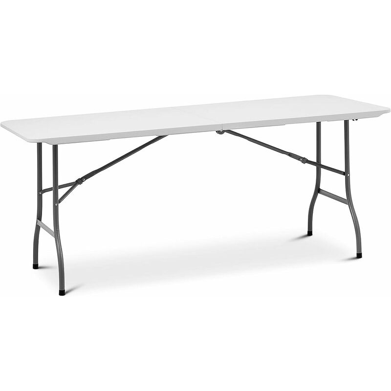 Tavolino alto Pieghevole I“ grigio/ nero, 700 mm, senza foro per  ombrellone