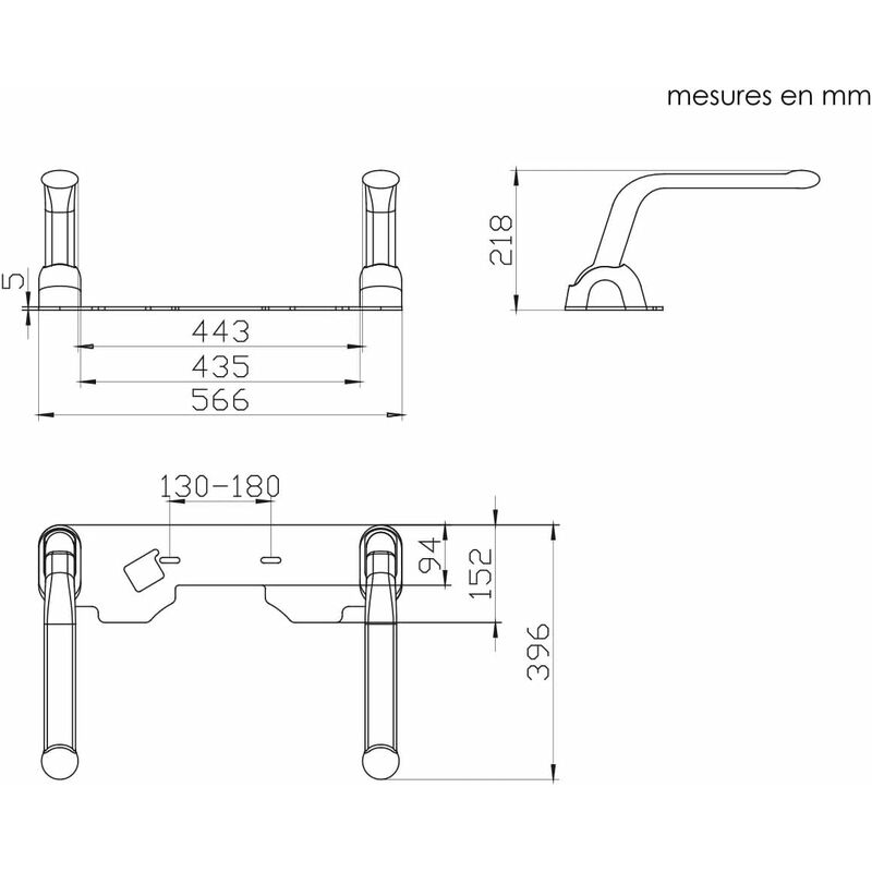 GOVITA - Supporto braccioli corrimano WC Barra Bagno Disabili, Braccioli  per WC, Maniglione Bagno Disabili, Barra Maniglia Bagno, Sedili WC per  Disabili, Supporto WC per Anziani