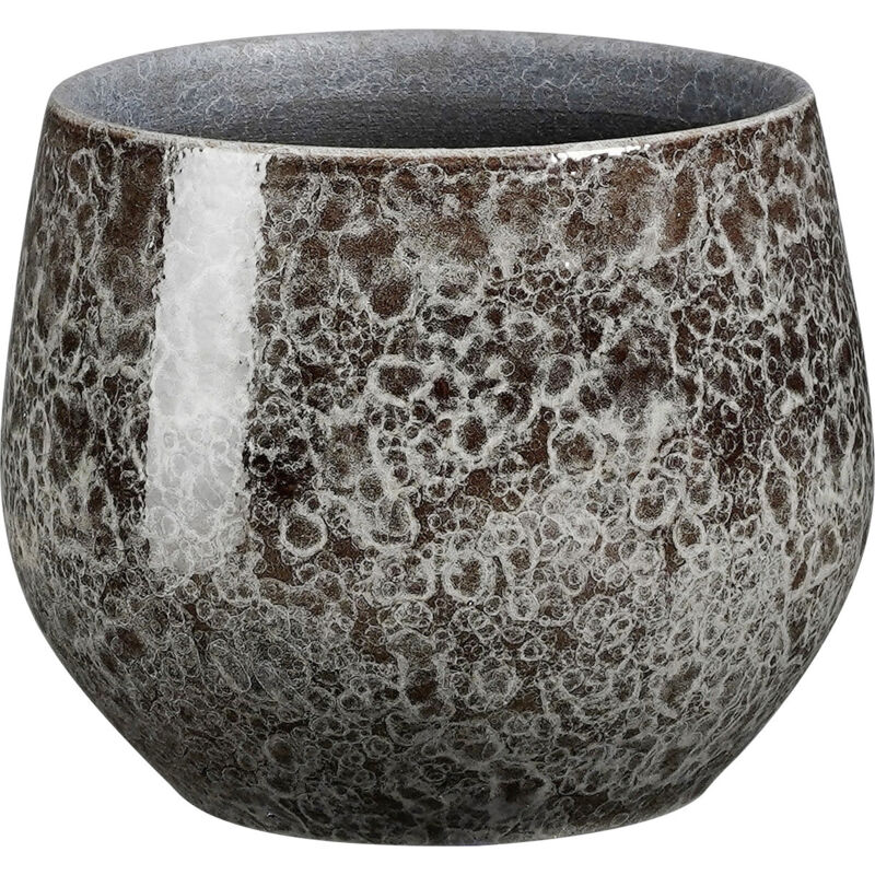 Mica Blumentopf Oliver anthrazit Terracotta Ø 16 x 13 cm Topf