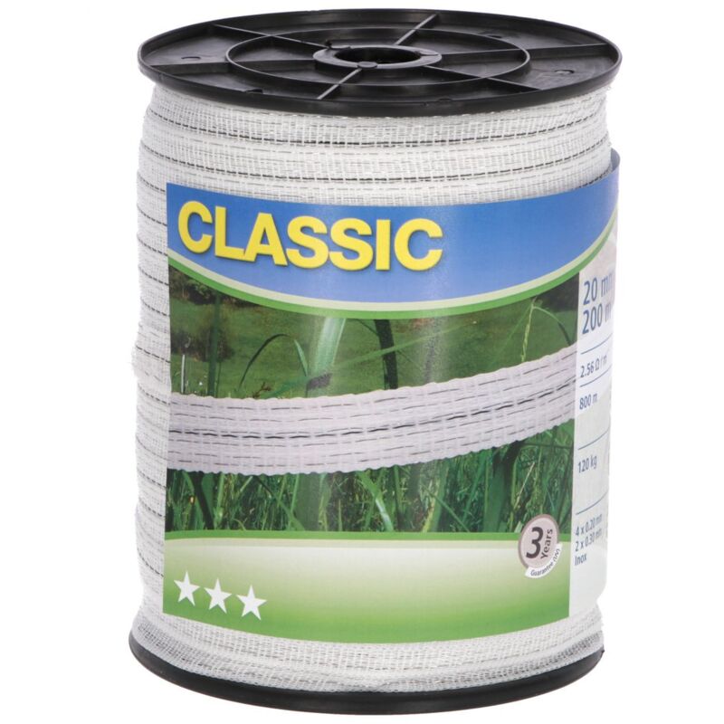 Premium Plus Weidezaunband 20 Mm X 200 M, Weiß/grün Kaufen