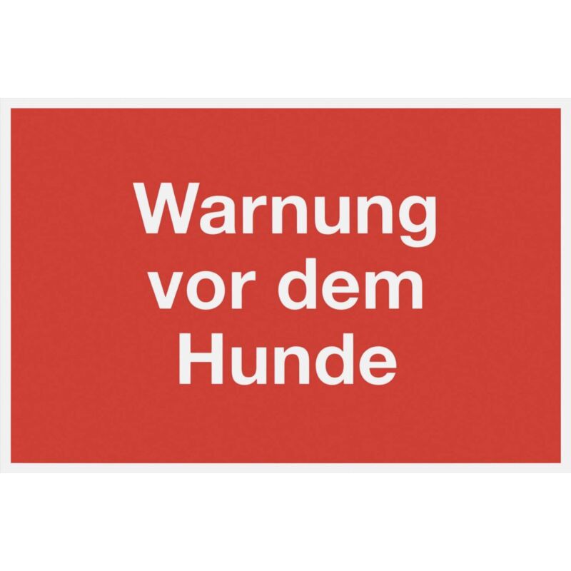 Schone Warnung Vor Dem Hunde Ebenbild
