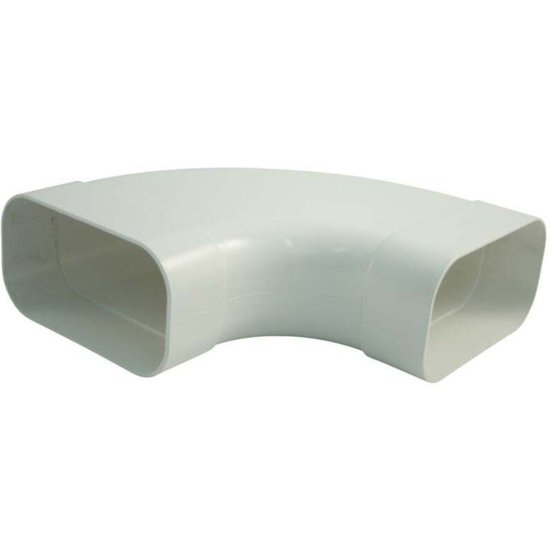 Außengitter Für Flachkanal DN 150 – 220 X 90 Mm, Kunststoff (PVC), Weiß, Abnehmbar