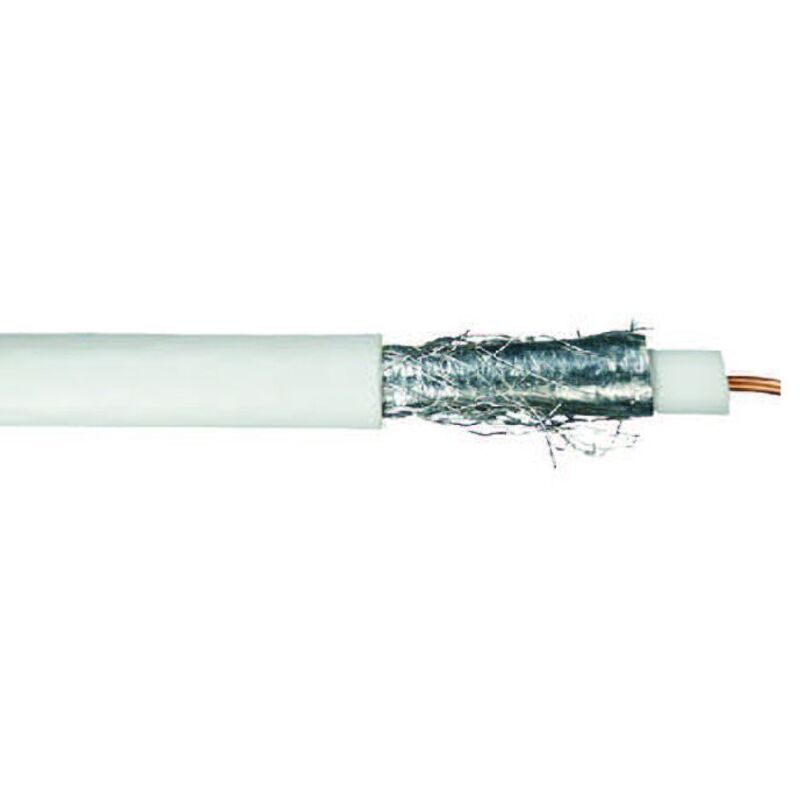 RF Koaxialkabel TV Antenne Anschlusskabel Koax Stecker Zum Buchse Schwarz RG59 Kabel Vergoldeten 1 M