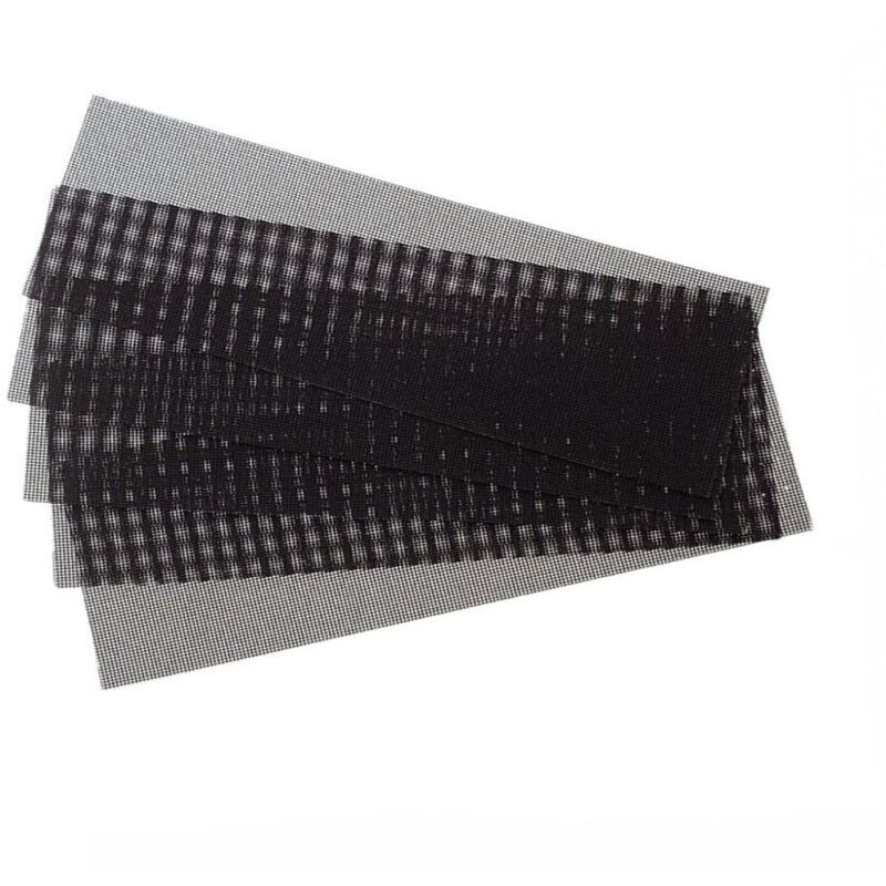 DEWEPRO Schleifgitter Set - 50 Stück Körnung 80-280 Für Staubarmes Schleifen