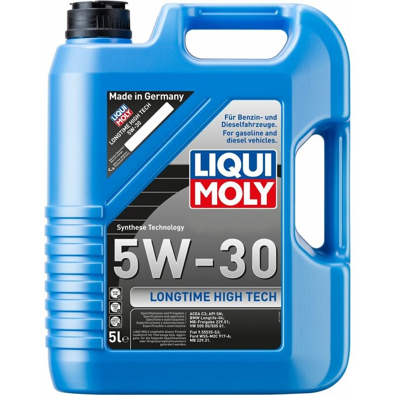 Liqui Moly Motoröl Longtime High Tech SAE 5W-30 5 L Motoröle
