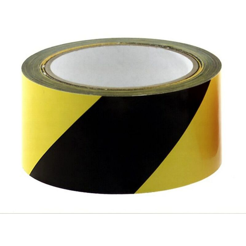 Conacord Warnband 66 m 50 mm breit, selbstklebend gelb, schwarz Absperrband