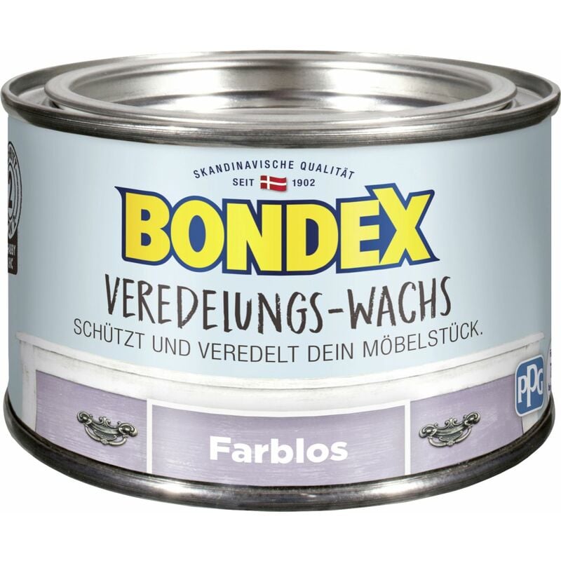 Bondex Veredelungswachs 250 ml, transparent Holzlasur Schutzlasur  Vintagefarbe