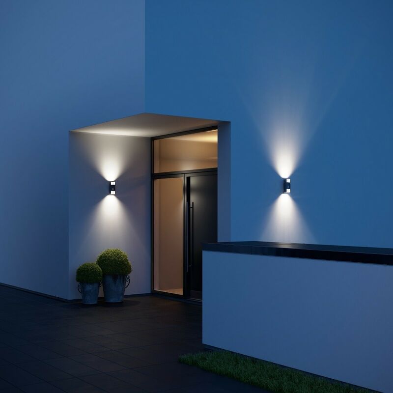 Steinel Sensor-Außenleuchte L 920 LED Silber Wandleuchte Lampe Bewegungsmelder