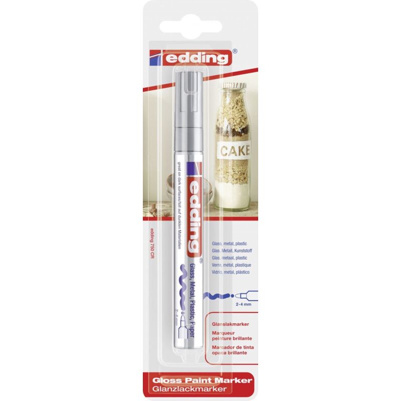 edding 750 gloss paint marker silber Marker