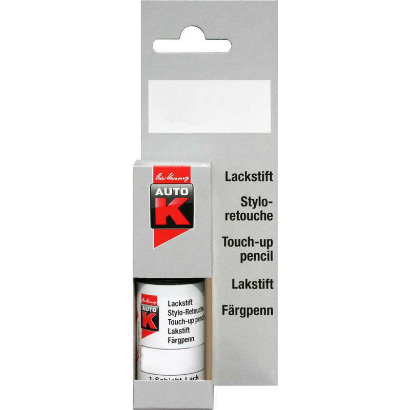 Lack Reparatur 12 ml Farbe schwarz matt.