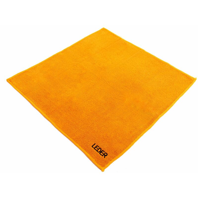 TrendLine Lederpflegetuch orange ca. 40 x 40 cm Putztuch
