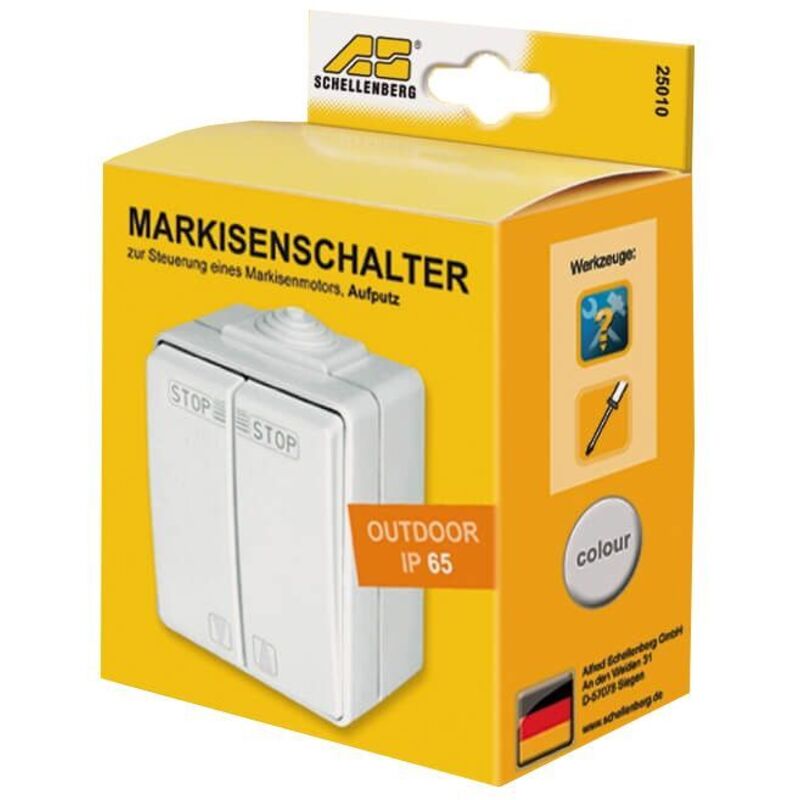 Schellenberg Aufputz-Markisenschalter fr Aussen Rolladen & Zubehr