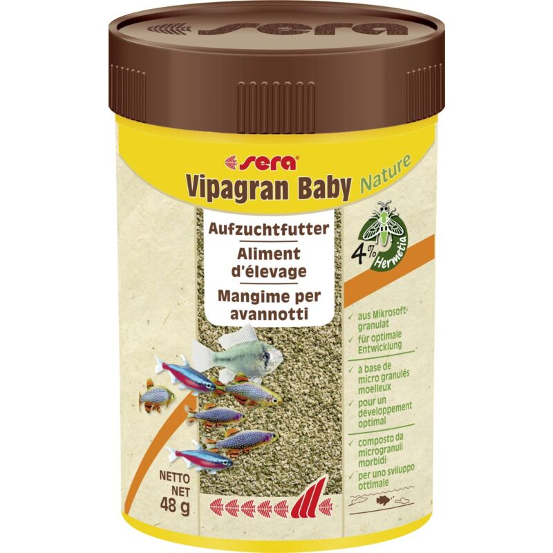Sera Fischfutter Vipagran Baby 100 ml Fischfutter