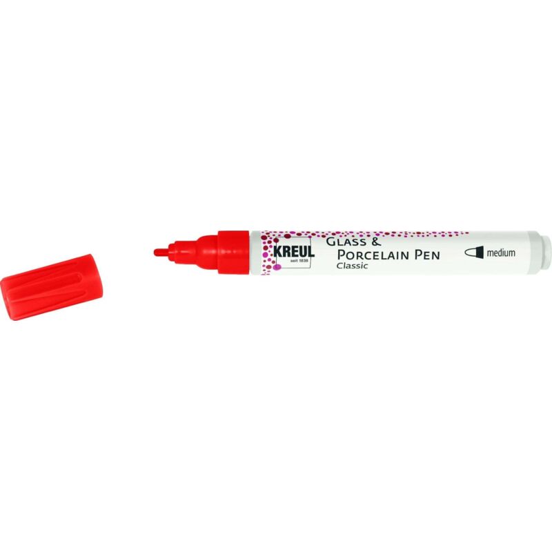 Marabu 01230034073 - Porselein & Glas Painter zwart, hoogglanzend porselein- en glasplaat op waterbasis, lijndikte 2-4 mm voor schilderen en schrijven, vaatwasmachinebestendig na inbranden
