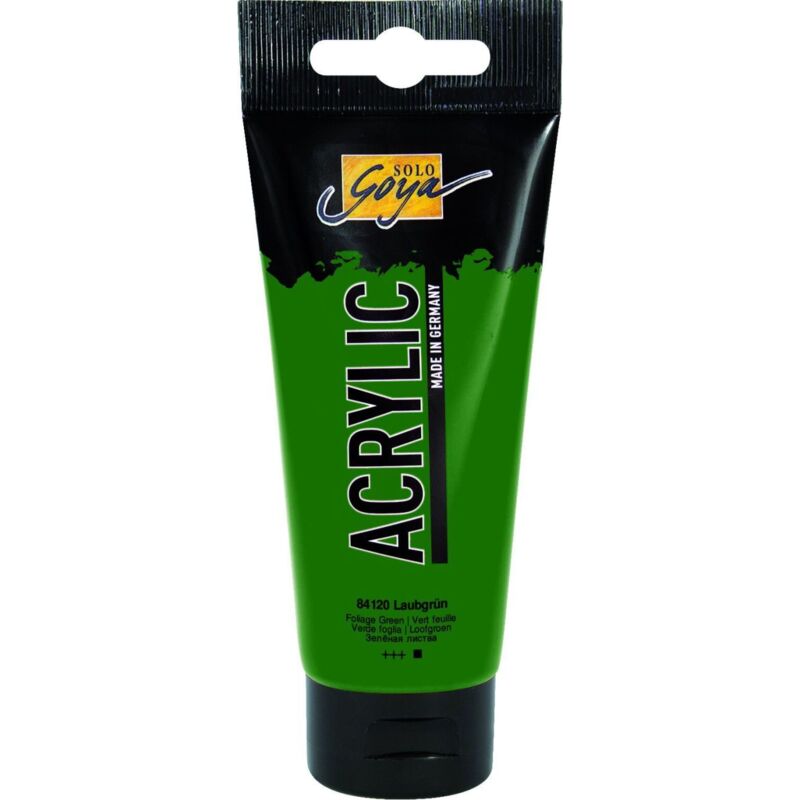 KREUL 85801 - Solo Goya Acrylmedium, tube 100 ml, wit, textuurpasta fijn zand, pasteuze stopverf, met fijnkorrelige zandachtige oppervlaktestructuur, in te kleuren en overschilderbaar