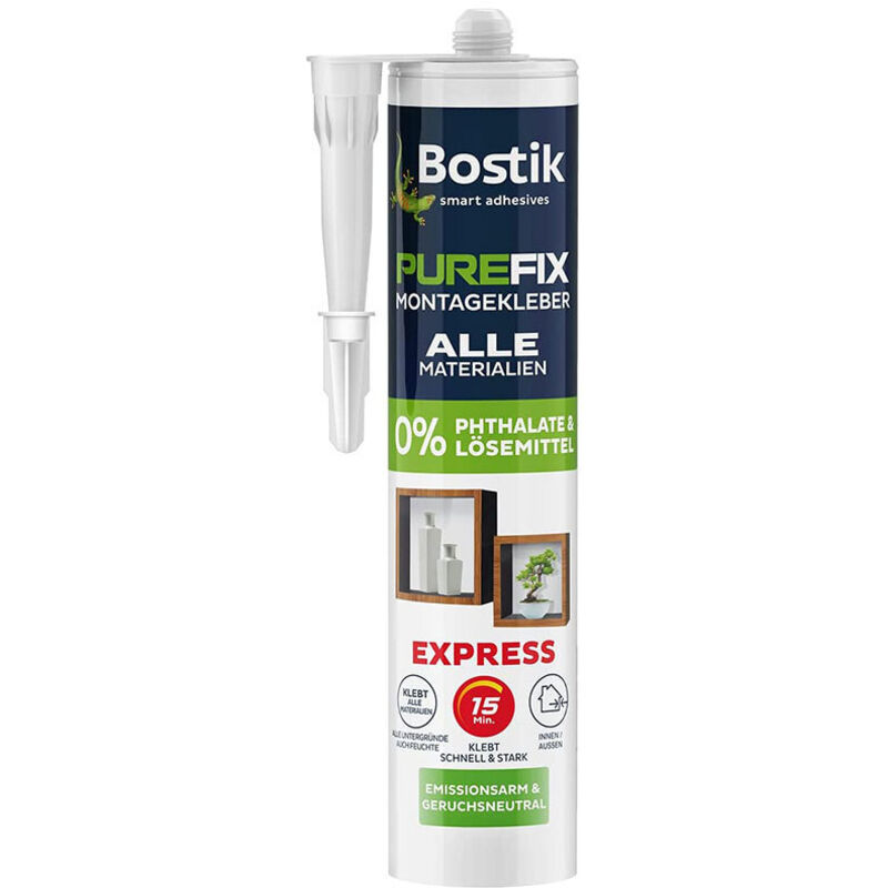 Adesivo Di Montaggio Bostik Purefix Express &ndash; Bianco 440g, Rapido Per Interni Ed Esterni