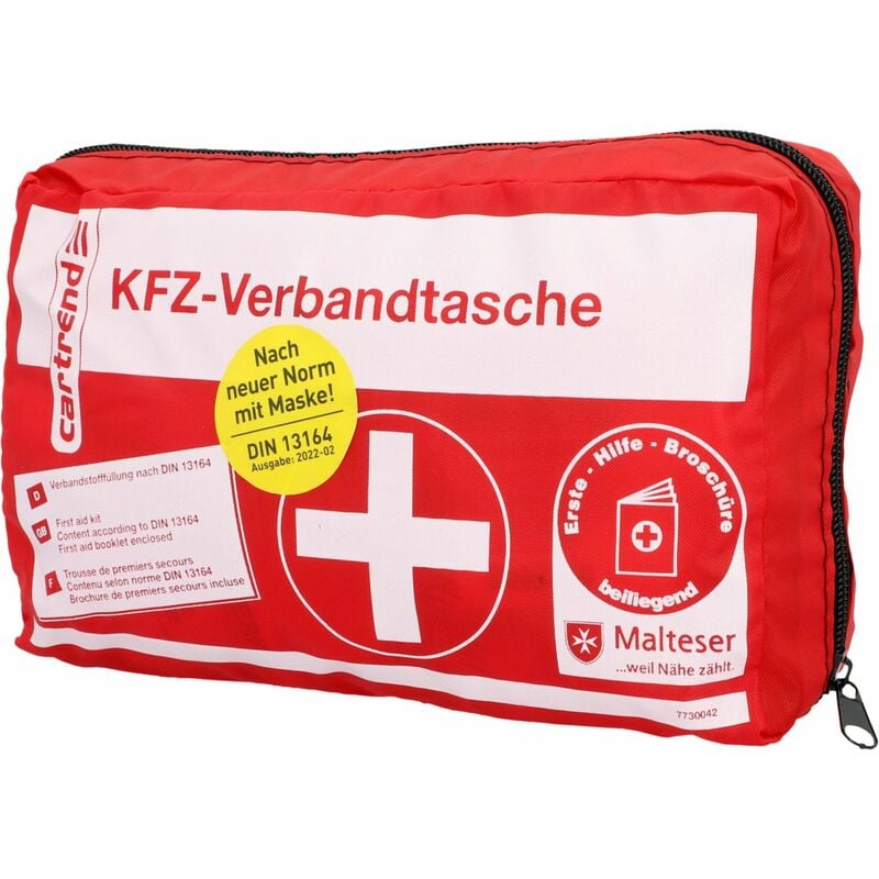 Petex KFZ-Verbandtasche 2 x KFZ Verbandtasche schwarz DIN 13164