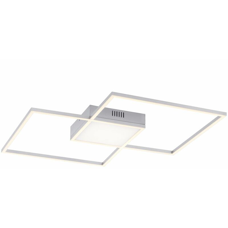 60 dimmbar 60 cm x Asmin Leuchten nickel-matt LED CCT Deckenleuchte Deckenleuchte Direkt