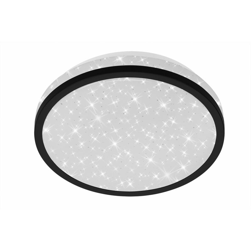 STERNENHIMMEL LED Deckenleuchte, Ø 21,7 cm, 10 W, Schwarz