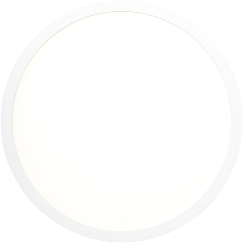 Brilliant Ø Deckenaufbau-Paneel cm 13 Buffi weiß weiß, LED W warmweiß 25 Deckenleuchte