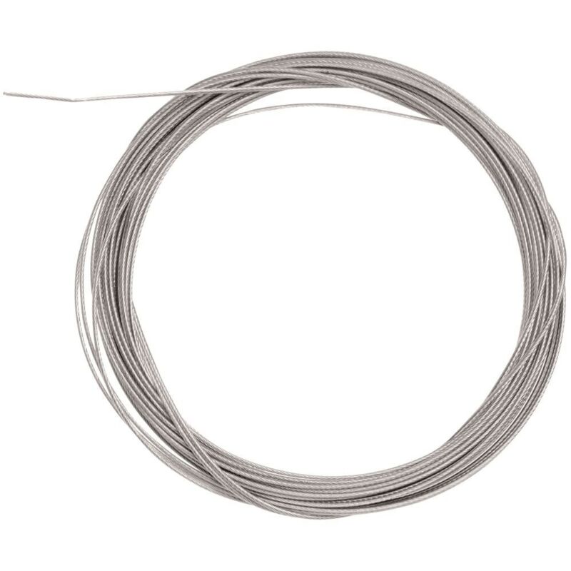 Produktbild von 30m 304 Edelstahldraht 0,4 Mm – Harter Runddraht Hell, Rostfrei, Für Handwerk & Drahtgeflechte