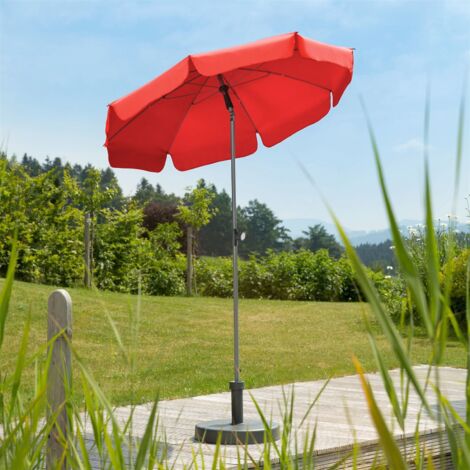 Schneider Sonnenschirm Locarno rot Ø 150 cm Sonnenschirme