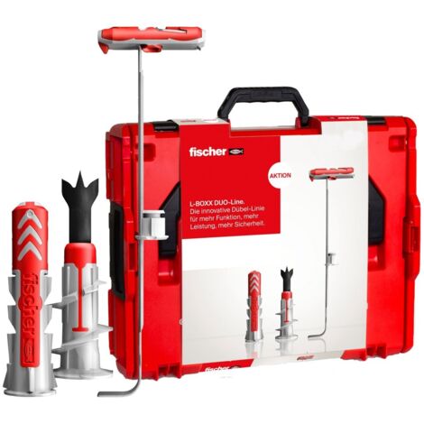 Fischer DuoLine Sortimentskasten L-Boxx 102 - 800 teilig Werkzeugkoffer & -schränke für Heimwerker