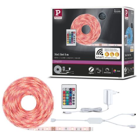Paulmann SimpLED Strip RGB Komplettset 5m Smart SimpLED Strip