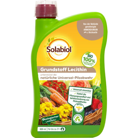 Solabiol Grundstoff Lecithin natürliche Pilzabwehr 800 ml Dünger
