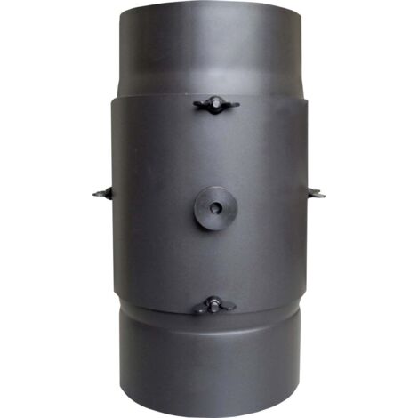 Firefix KaminfilterKat dunkelgrau Kaminfilter zum Nachrüsten Feinstaub Filter Ofenrohr