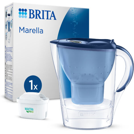 Brita Wasserfilter-Kanne Marella blau 2,4 l Füllmenge Wasserfilter