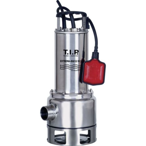 T.I.P. Schmutzwasser Tauchpumpe Extrema 27000 l/h 12 m IX S 1.500 Watt Schmutzwasserpumpe