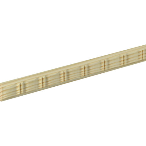 Schnitzleiste D383 100 cm 24 x 6 mm Fichte/Kiefer Holzleisten (1/2)