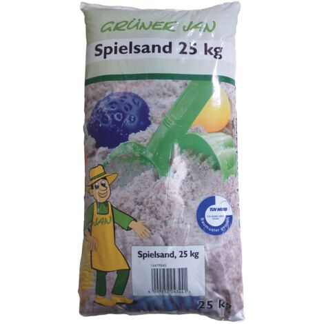 Hamann Spielsand gewaschen 25 kg Sack Kinderspielsand Sand für Sandkasten