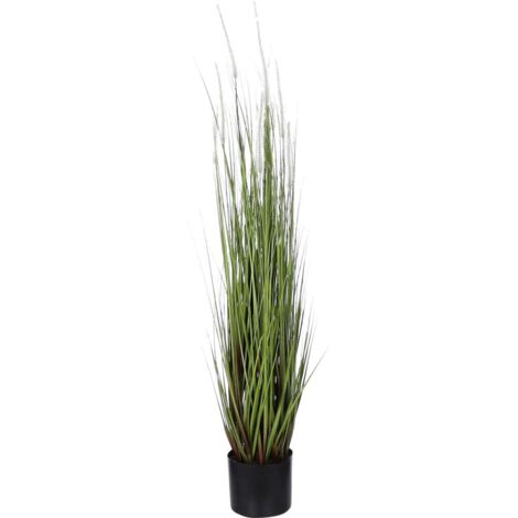 Mica Dogtail Gras grün in Topf 115 x 35 cm Kunstpflanzen