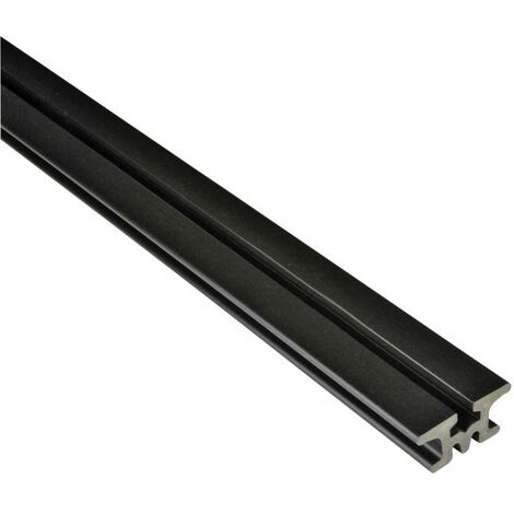 Kovalex Unterkonstruktion WPC 250 x 6 x 3 cm schwarz Terrassenbalkenkage