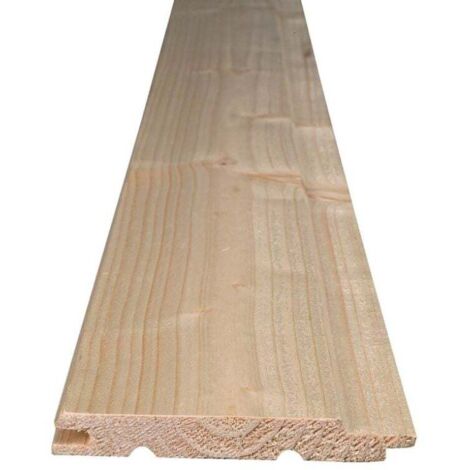 Profilholz Fichte Tanne A-Sortierung Schrägprofil 200 x 9,6 cm 12,5 mm