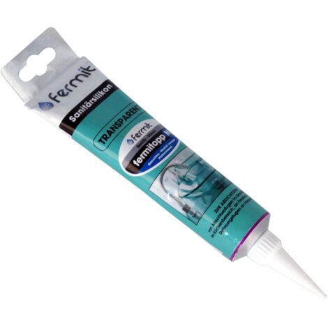 Fermit Fugendichtstoff Fermitopp N Silicone-Basis, 100 ml Tube, transparent 16062 (1/5)