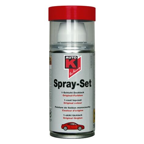 Auto-K Autolack Spray-Set Fiat, Polarweiß 150 Ml Lackspray Spraylack