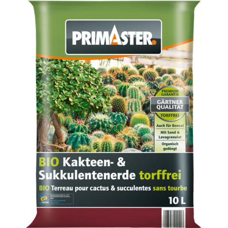 Primaster Bio Kakteen- & Sukkulentenerde torffrei 10 L Erde
