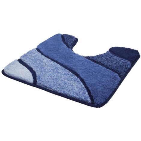 Kleine Wolke WC-Vorleger Wave 55 x 55 cm, marineblau WC-Vorleger