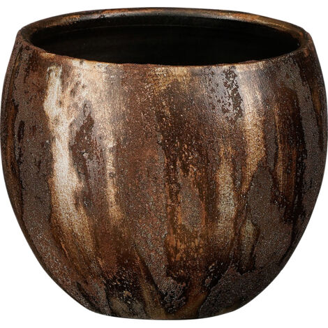 Mica Blumentopf Roelopf rost Terracotta Ø 14 x 13 cm Topf