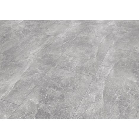Classen Visiogrande Laminatfliese Megaloc Aquaprotect 60,4 x 28 cm Sichtestrich hell Laminat