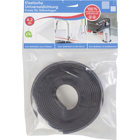 Primo Wandabschlußprofil Universal 420 cm 24 x 1 mm schwarz Wandabschlussprofil (1/2)