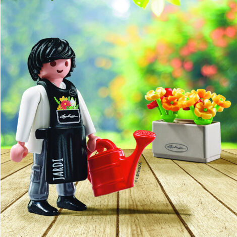 Lechuza Dekofigur Playmobil® Gärtner Mini Gartenzwerg
