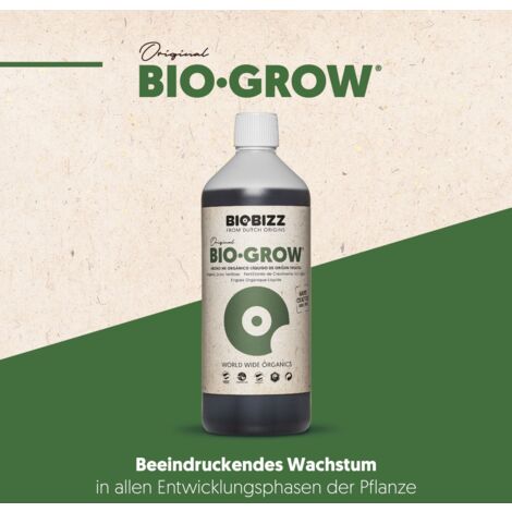 Grow Dünger BioGrow 1 L Pflanzendünger Sofort und Langzeitwirkung