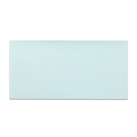 TrendLine Küchenrückwand Glas weiß 900x450x5 mm Spritzschutz Fliesenspiegel